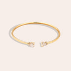 Bracciale Bangle Diamond Drop - Gleamora Gioielli