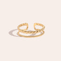 Anello Twist - (Regolabile) - Gleamora Gioielli
