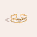Anello Twist - (Regolabile) - Gleamora Gioielli