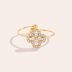 Anello Lucky Flower - (Regolabile) - Gleamora Gioielli