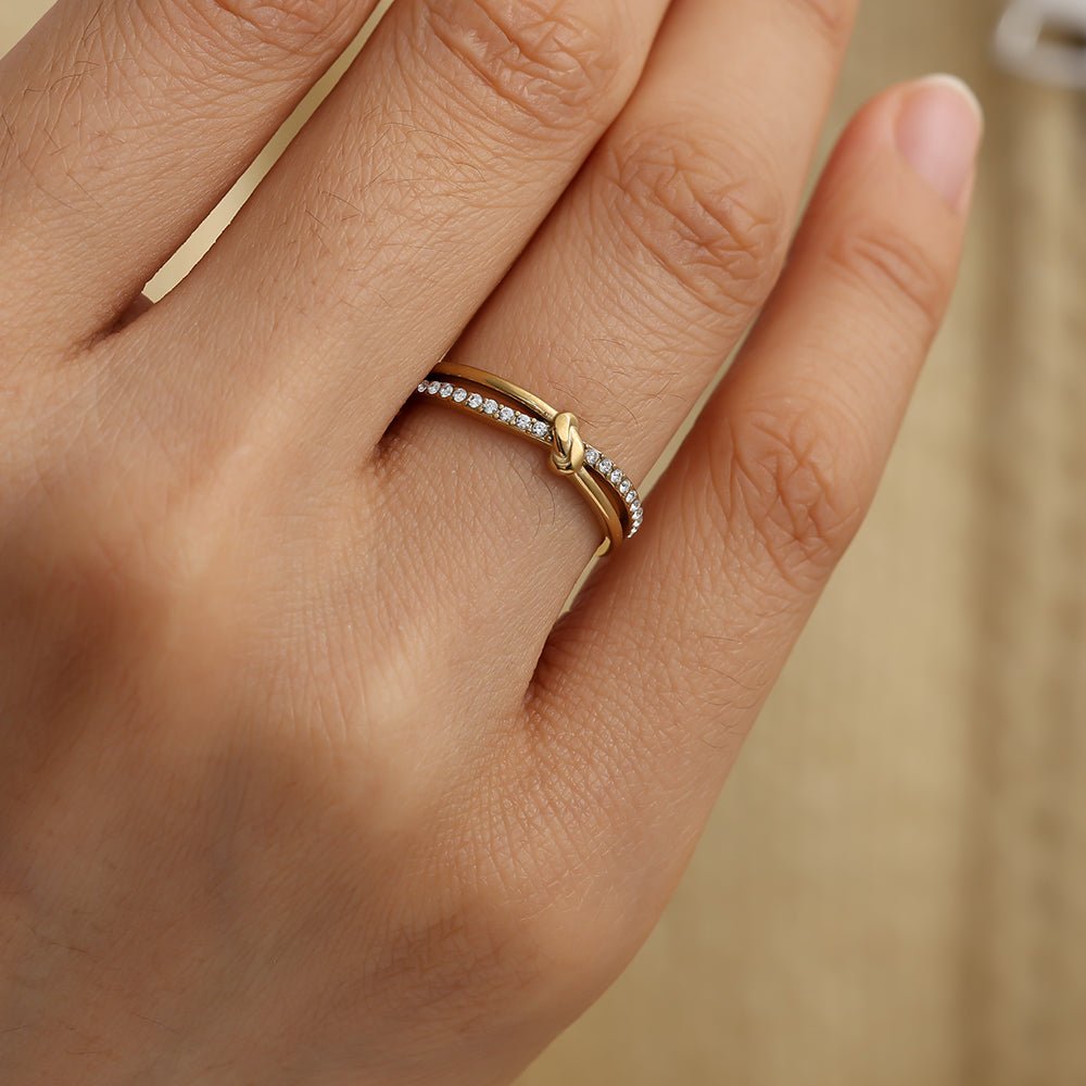 Anello Small Knot - (Regolabile) - Gleamora Gioielli