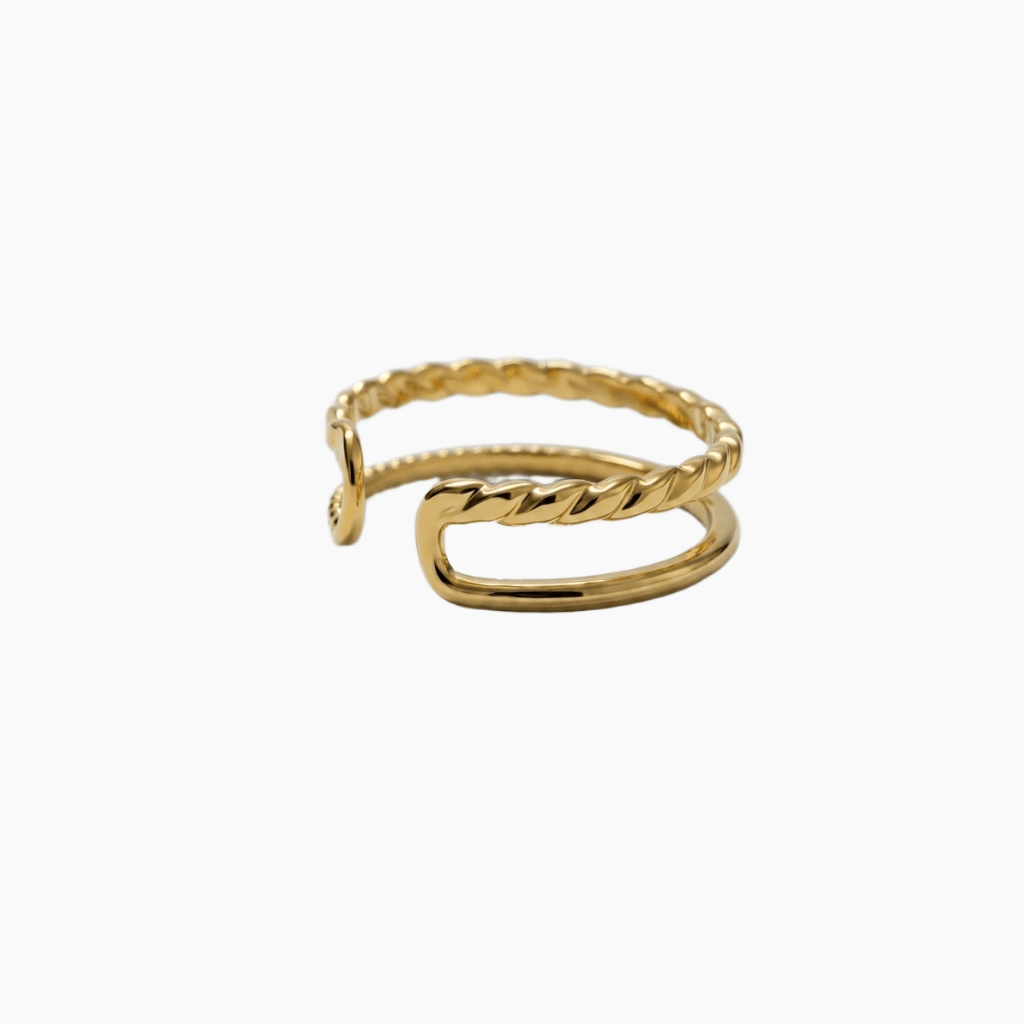 Anello Twist - (Regolabile) - Gleamora Gioielli