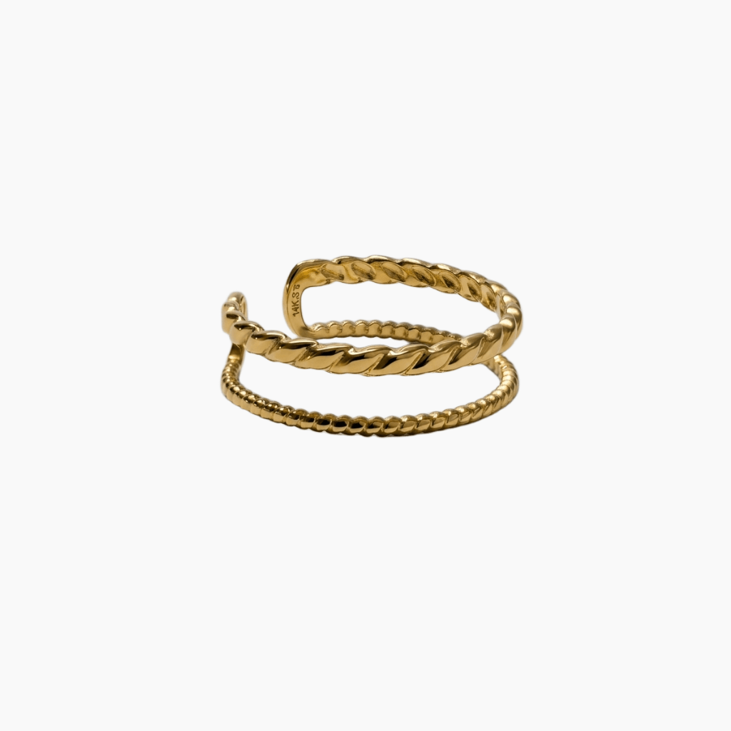 Anello Twist - (Regolabile) - Gleamora Gioielli
