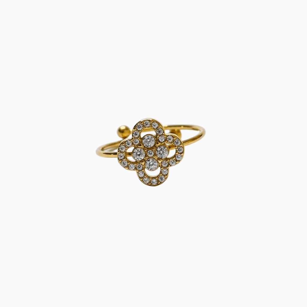 Anello Lucky Flower - (Regolabile) - Gleamora Gioielli