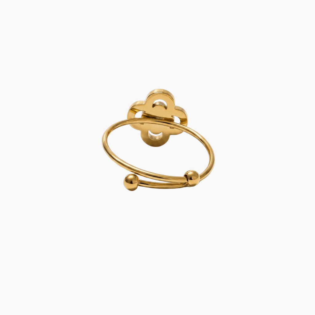 Anello Lucky Flower - (Regolabile) - Gleamora Gioielli
