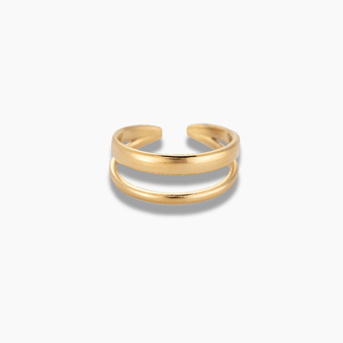 Anello Double Lay - (Regolabile) - Gleamora Gioielli