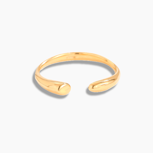 Anello Drop - (Regolabile) - Gleamora Gioielli