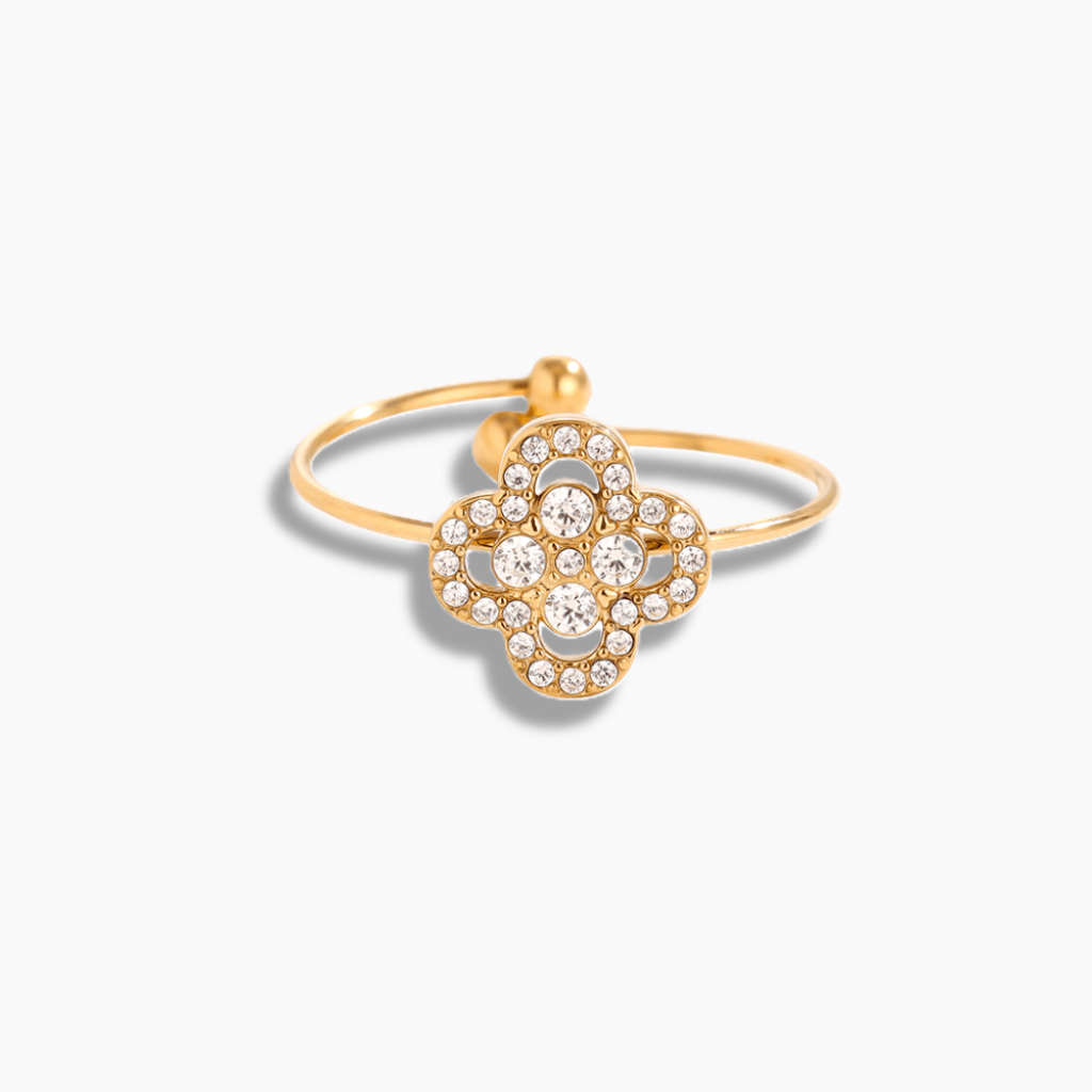 Anello Lucky Flower - (Regolabile) - Gleamora Gioielli