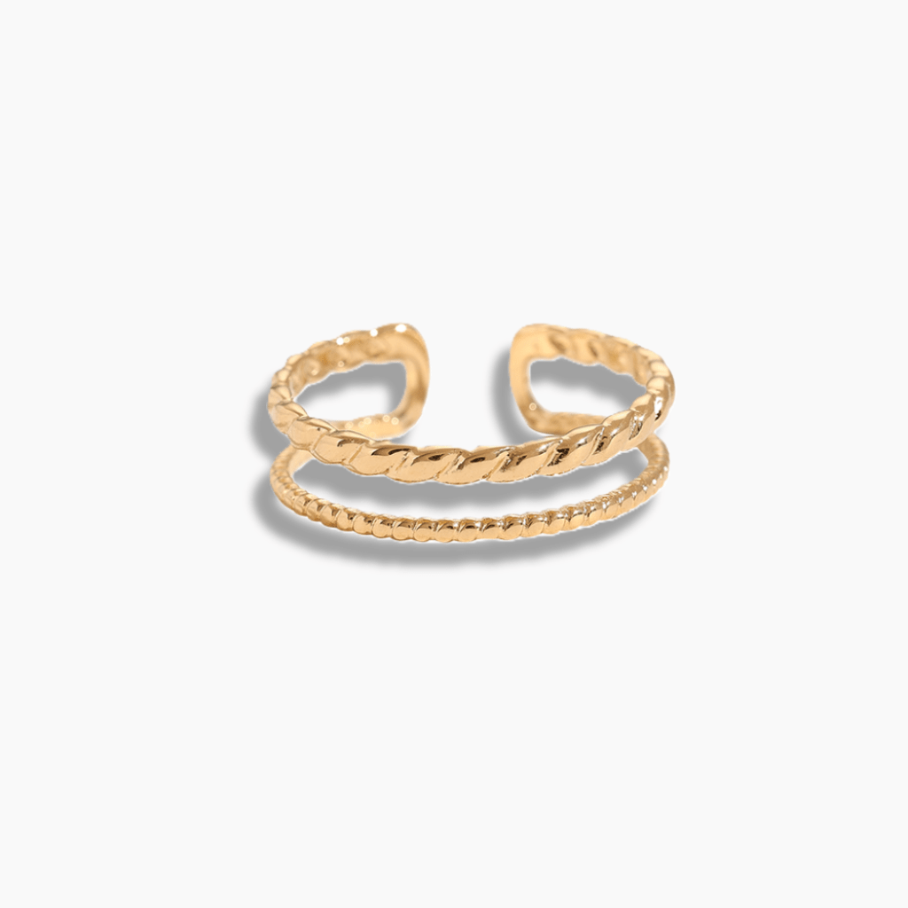 Anello Twist - (Regolabile) - Gleamora Gioielli