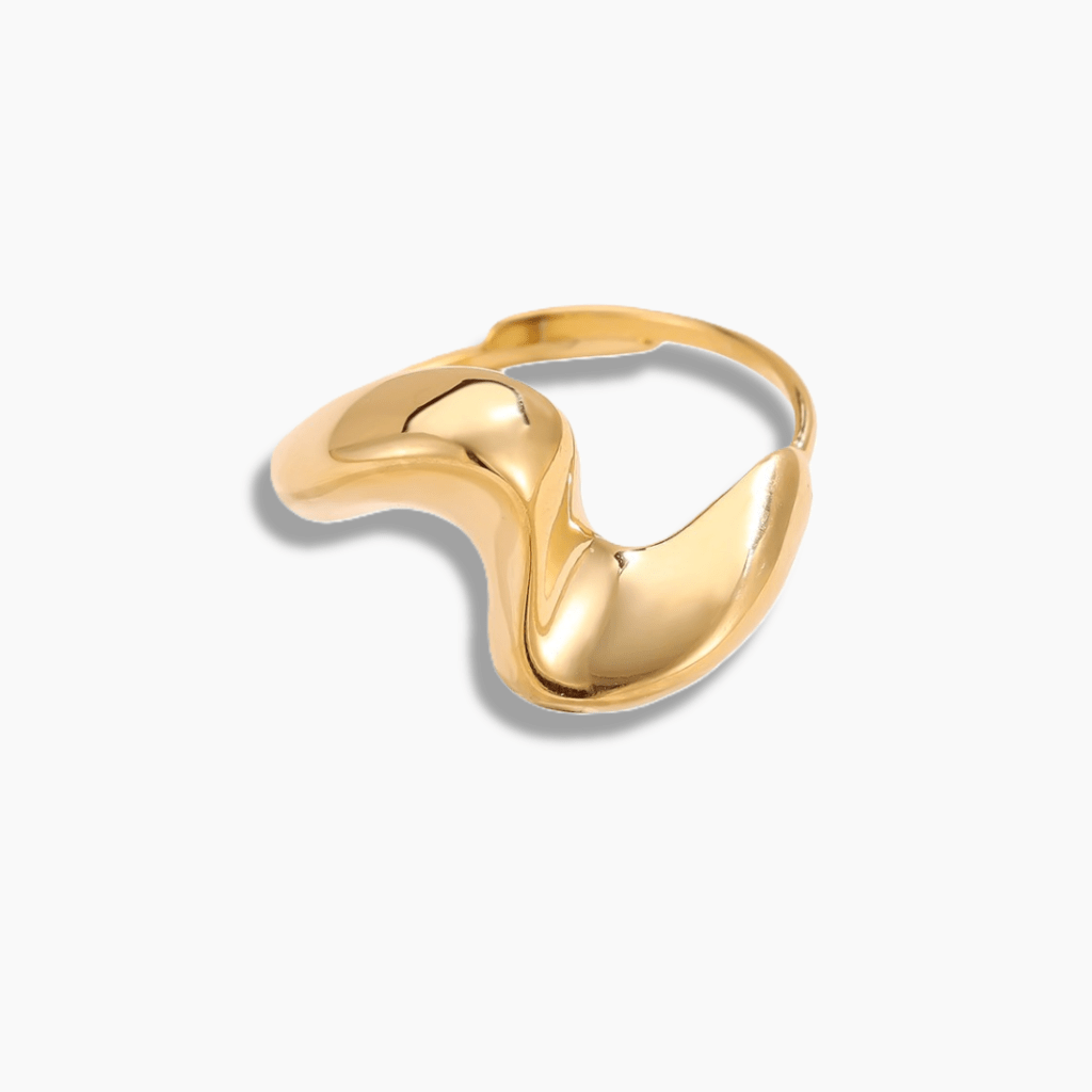 Anello Waves - (Regolabile) - Gleamora Gioielli
