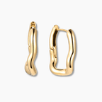 Orecchini Molten Hoop - Gleamora Gioielli